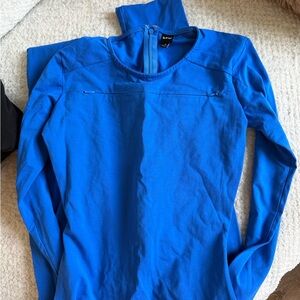 Blue Women's Long Sleeve Top